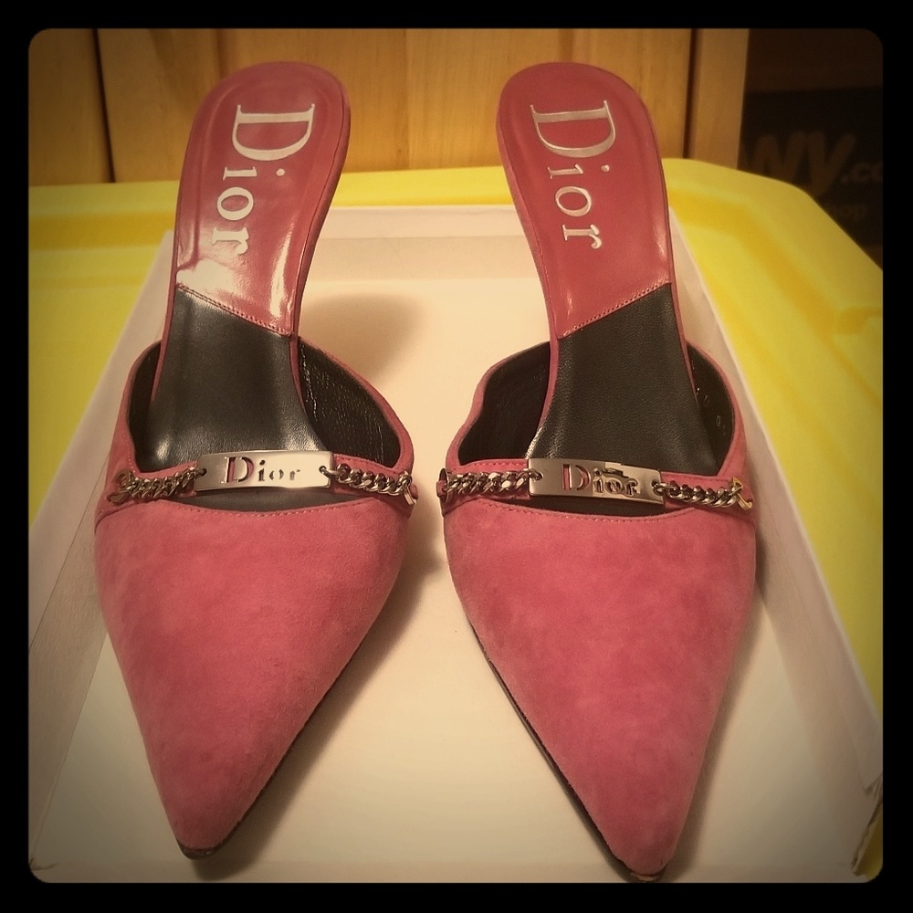 Christian Dior pink heels
